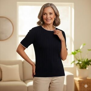 Alfred Dunner Petite Vintage Sweater Size PM